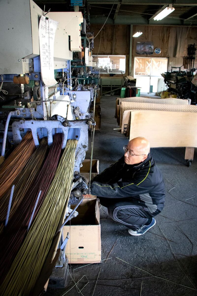 い草ラグ生産者 吉武照生さんが語る、ものづくりの魅力