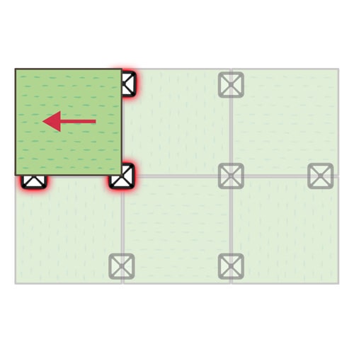 ユニット畳の敷き方