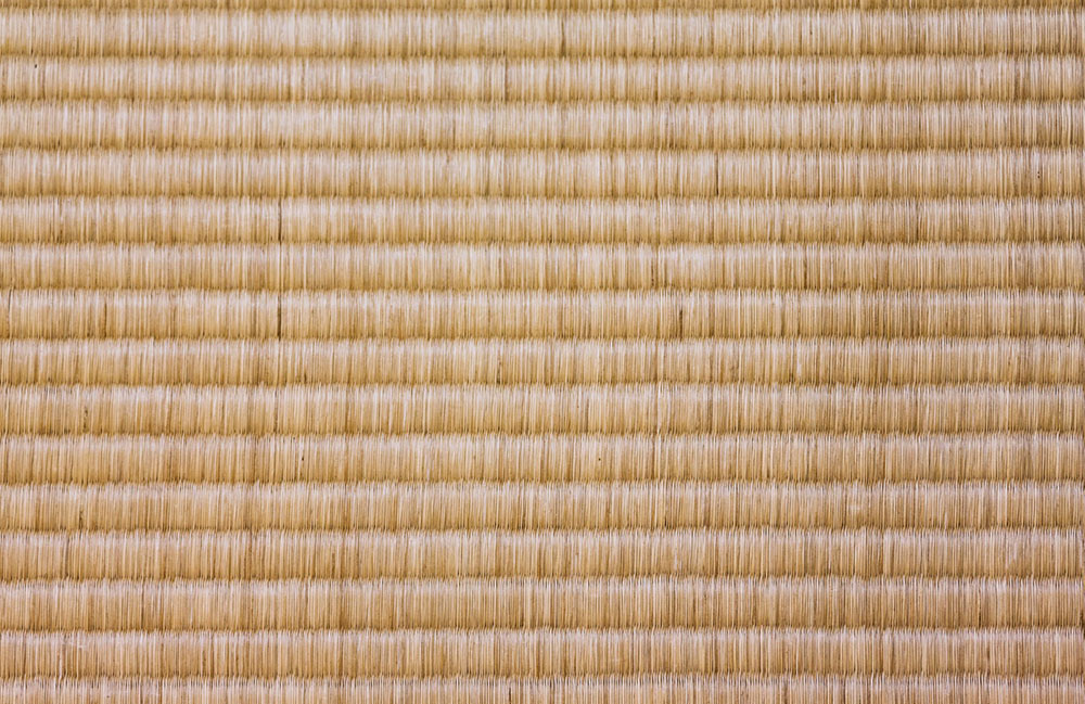 畳の上のカーペット