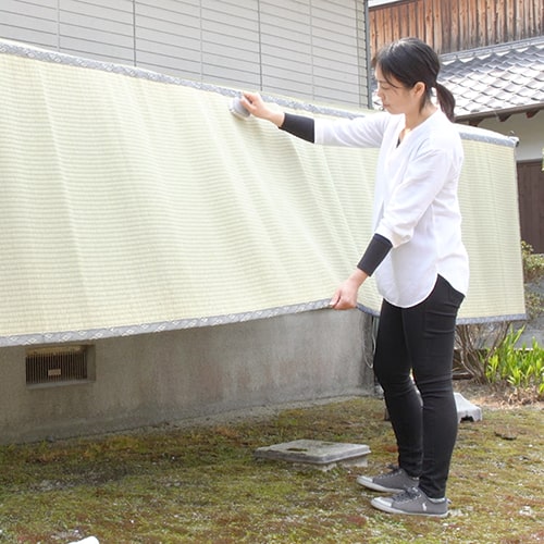 カビ発生時は日陰干しとブラッシング