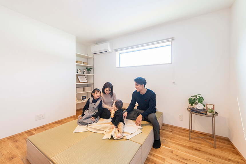 無垢床×い草で最高にリラックスできる主寝室